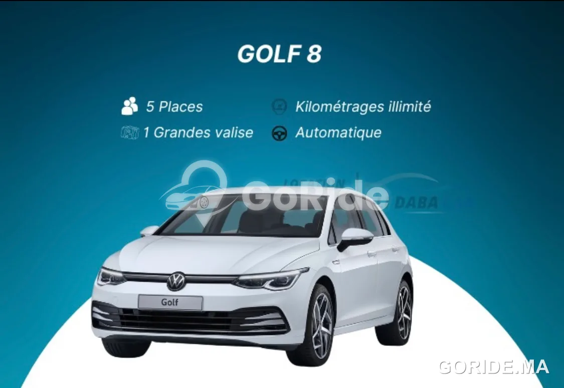 Volkswagen Golf 8 2023 - Location voiture oujda