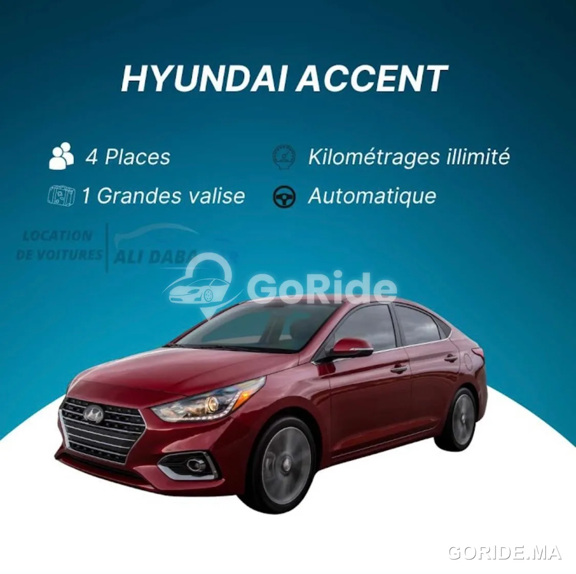Hyundai Accent 2023 - Location voiture oujda