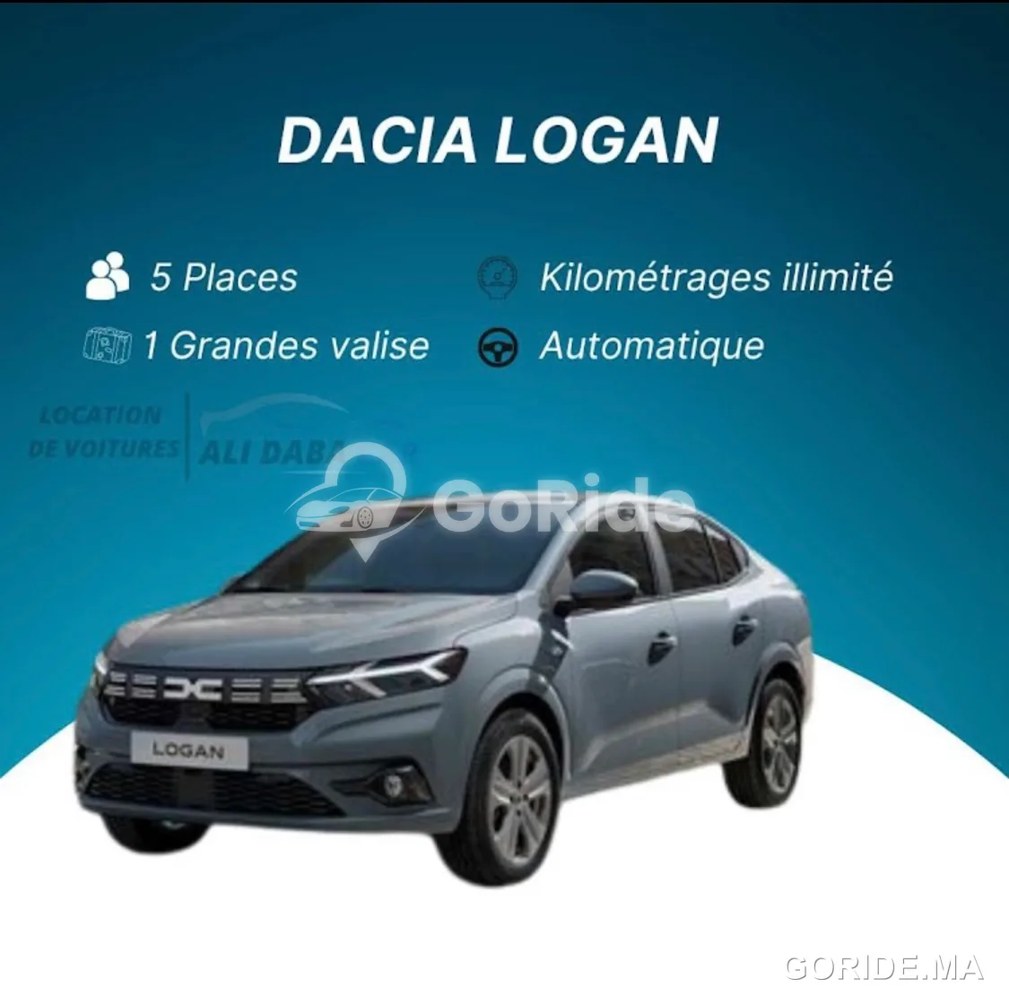 Dacia Logane 2023 - Location voiture oujda